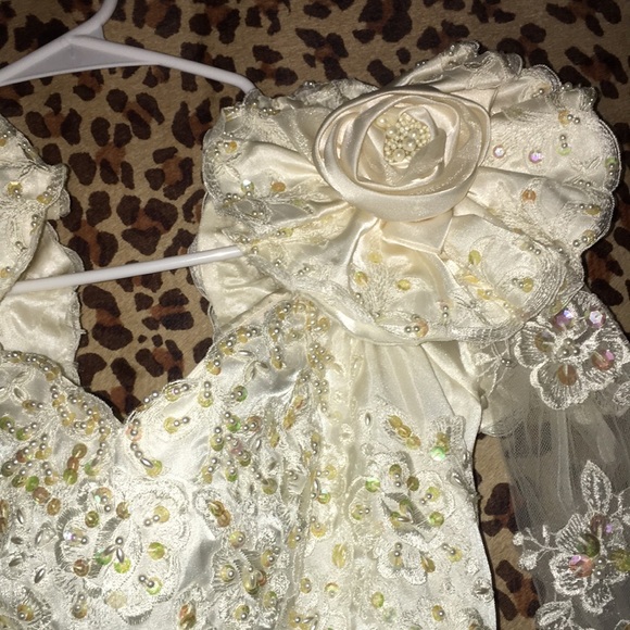 Vintage wedding dress 70s 4 - Picture 3 of 11